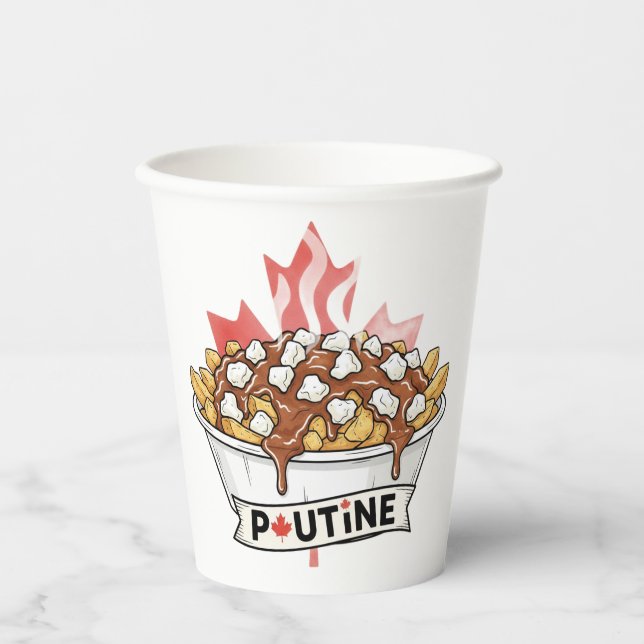 Vasos De Papel Poutine (Anverso)