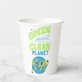 Vasos De Papel Powered by Green: Thrive with Nature"