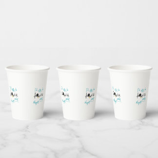 Vasos De Papel Prefiero jugar a Padel