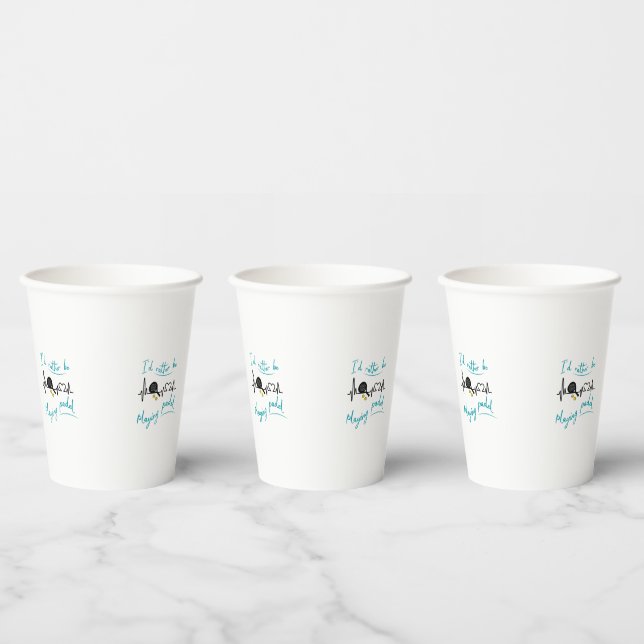 Vasos De Papel Prefiero jugar a Padel (Multi)