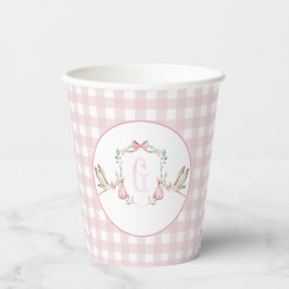 Vasos De Papel Preppy Southern Chica Stork Baby Shower