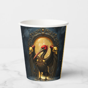 Vasos De Papel Presagio de la Puerta Dorada El Pelícano Nocturno