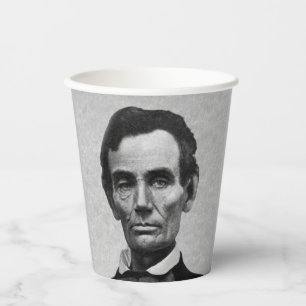 Vasos De Papel Presidente Abe Lincoln