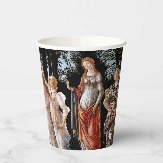 Vasos De Papel Primavera Botticelli (Izquierda)