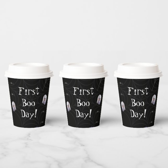 Vasos De Papel Primer Boo Day Fiesta Cup con tapa (Multi)