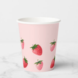 Vasos De Papel Primer cumpleaños de fresa Berry