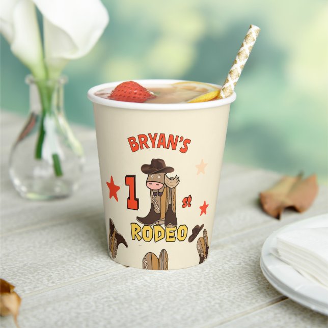 Vasos De Papel Primer Rodeo (in situ)