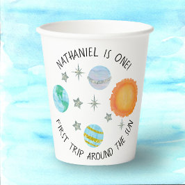 Vasos De Papel Primer viaje alrededor de las tazas de papel de cu