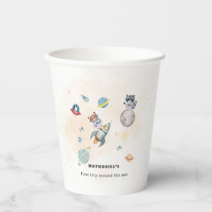 Vasos De Papel Primer viaje alrededor del Sol Cumpleaños de anima
