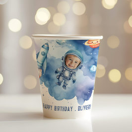 Vasos De Papel Primer viaje alrededor del sol cumpleaños del espa