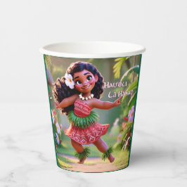 Vasos De Papel Princesa Hula Hauʻoli