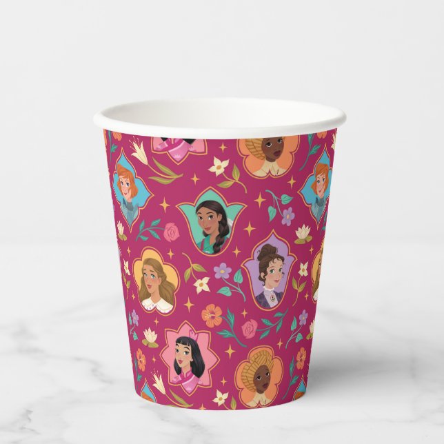 Vasos De Papel Princesas de copas de Fiestas Heaven™ (Anverso)