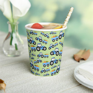 Vasos De Papel Producción de la granja de camiones de remolque az