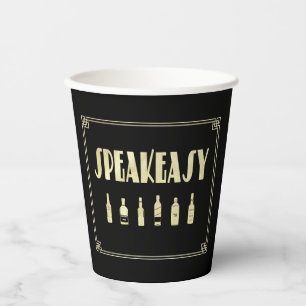 Vasos De Papel Prohibición del Art Deco de los 20