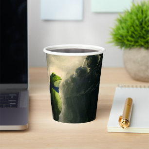 Vasos De Papel Protesta de la Rana de Portland