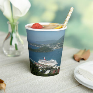 Vasos De Papel Puerto de St. Thomas Islas Vírgenes Estadounidense