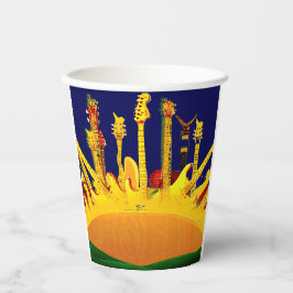 VASOS DE PAPEL ¡PUESTA DE SOL ELÉCTRICO!