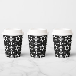 Vasos De Papel Pulso Monocromo