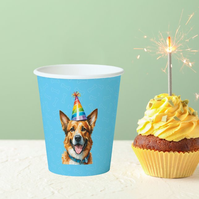 Vasos De Papel Puppy Dog Birthday Paw-ty (Subido por el creador)