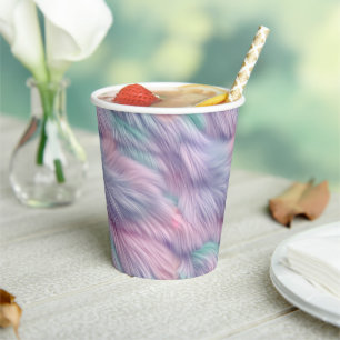 Vasos De Papel Puro arcoiris pastel