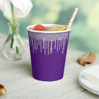 Purple Bling Girly Sparkle