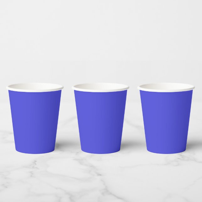 Vasos De Papel Purplish-Blue bright and vivid (Multi)