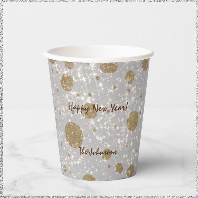 Vasos De Papel Purpurina festivo Feliz Año Nuevo (https://www.zazzle.com/collections/happy_new_year-119238386501833222?rf=238091145531749709)