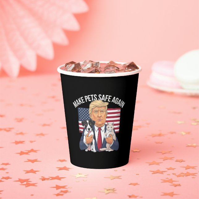 Vasos De Papel Que los Mascotas vuelvan a estar seguros, salvo qu (in situ)