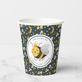 Vasos De Papel Queen Bee Honey Bee Cute Baby Shower
