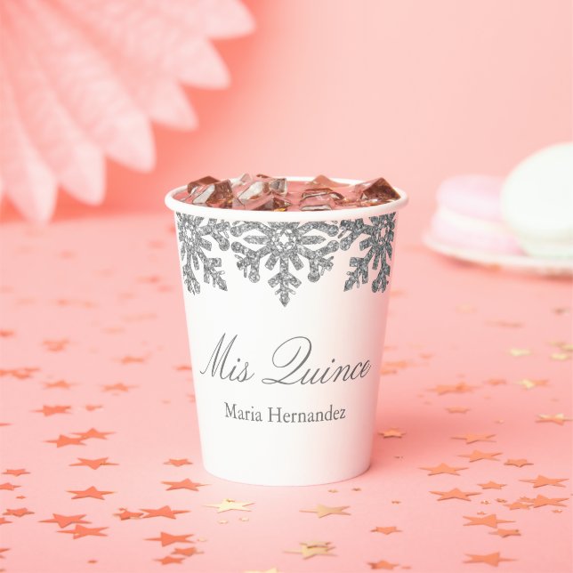 Vasos De Papel Quinceanera (in situ)