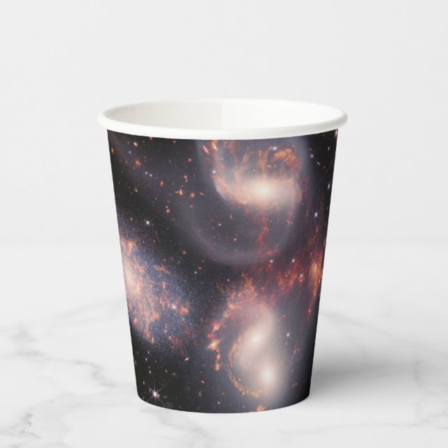 Vasos De Papel Quinteto del telescopio espacial JWST James Webb S (Izquierda)
