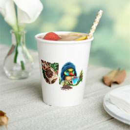 Vasos De Papel Quirky Café Lover Duck Design
