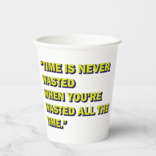 Vasos De Papel Quirky Cita