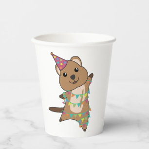 Vasos De Papel Quokka Quiere Feliz Cumpleaños Para Adultos Quokka