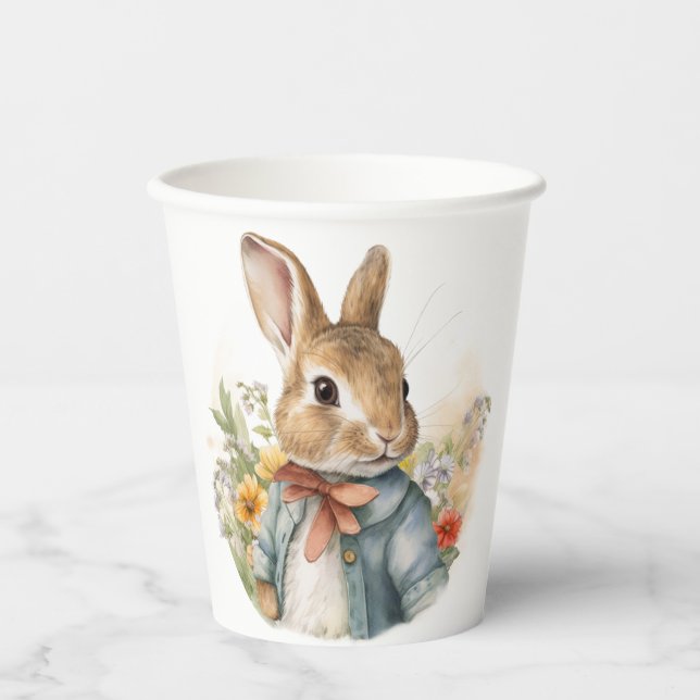 Vasos De Papel Rabbit Peter (Anverso)