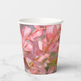 Vasos De Papel Ramas rosadas bonitas