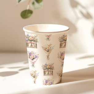 Vasos De Papel Ramo Fresh Off the Market Bridal Shower