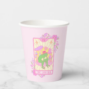 Vasos De Papel Rana Cute Pareja - Los amantes