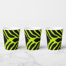 Vasos De Papel Rana Dart con veneno a rayas