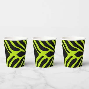 Vasos De Papel Rana Dart con veneno a rayas