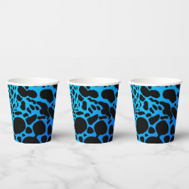 Vasos De Papel Rana Dart de veneno azul