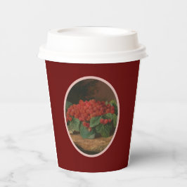 Vasos De Papel Raspberry Bridal Shower Tea To go Cups