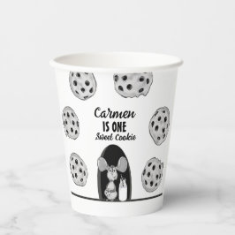Vasos De Papel Ratoncito de Galleta Dulce Primer Cumpleaños