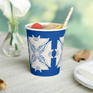 Vasos De Papel Rayo de manta de colcha hawaiana