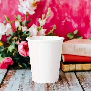 Vasos De Papel Rayo rosa y blanco