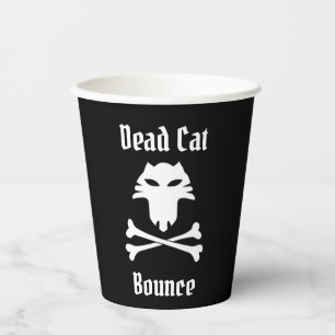 Vasos De Papel Rebote de gato muerto