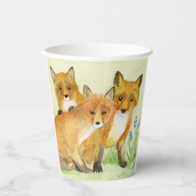 Vasos De Papel Red Fox Kits (Anverso)