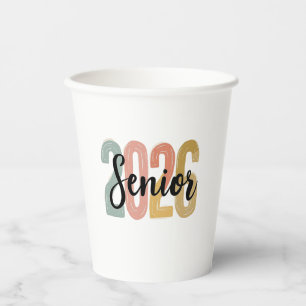 Vasos De Papel Regalo de graduación para Senior 2026 Graduación 2
