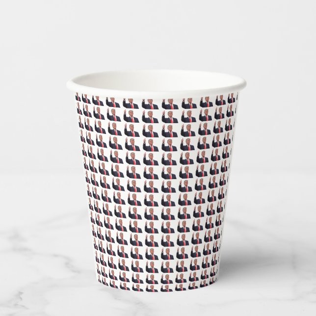 Vasos De Papel Regalo de Trump 2024 (Anverso)