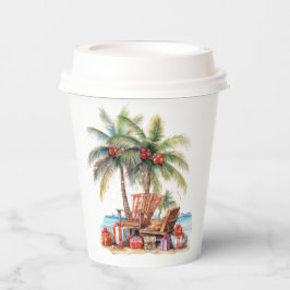 Vasos De Papel Regalos bajo la palmera